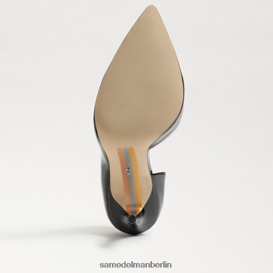 Sam Edelman Delores spitzer Zehenabsatz Frauen schwarzes Lackleder Schuhwerk 2P8JNV779 - Image 6
