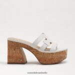 Sam Edelman Dev-Plateausandale Frauen helles Weiss Schuhwerk 2P8JNV545 - Image 2