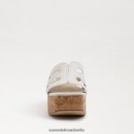 Sam Edelman Dev-Plateausandale Frauen helles Weiss Schuhwerk 2P8JNV545 - Image 3