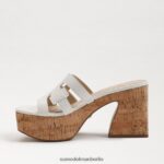 Sam Edelman Dev-Plateausandale Frauen helles Weiss Schuhwerk 2P8JNV545 - Image 4