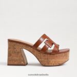 Sam Edelman Dev-Plateausandale Frauen Sattel Schuhwerk 2P8JNV546 - Image 2