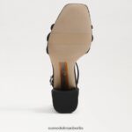 Sam Edelman Donnie-Sandale mit Blockabsatz Frauen Schwarz Schuhwerk 2P8JNV691 - Image 6