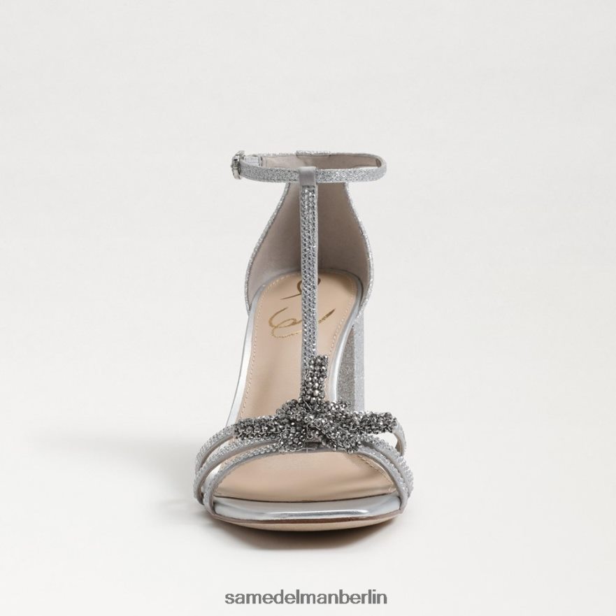 Sam Edelman Donnie-Sandale mit Blockabsatz Frauen weiches Silber Schuhwerk 2P8JNV692 - Image 3