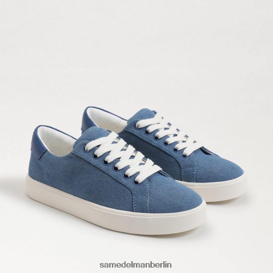 sam_edelman_ethyl_schnuersneaker_frauen_gewaschenes_indigo_schuhwerk_2p8jnv343.jpg Sam Edelman Ethyl-Schnürsneaker Frauen gewaschenes Indigo Schuhwerk 2P8JNV343 - Image 1