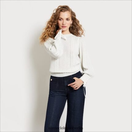 Sam Edelman Fayette-Pullover Frauen Gardenienmantel Bekleidung 2P8JNV1297