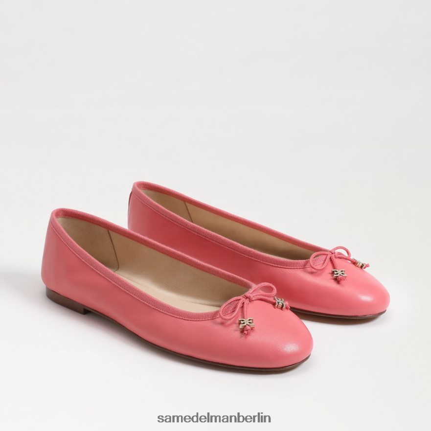 sam_edelman_felicia_luxe_ballerinas_frauen_calypso_koralle_schuhwerk_2p8jnv291.jpg Sam Edelman Felicia Luxe Ballerinas Frauen Calypso-Koralle Schuhwerk 2P8JNV291 - Image 1