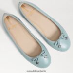 Sam Edelman Felicia Luxe Ballerinas Frauen Flut blau Schuhwerk 2P8JNV286 - Image 7