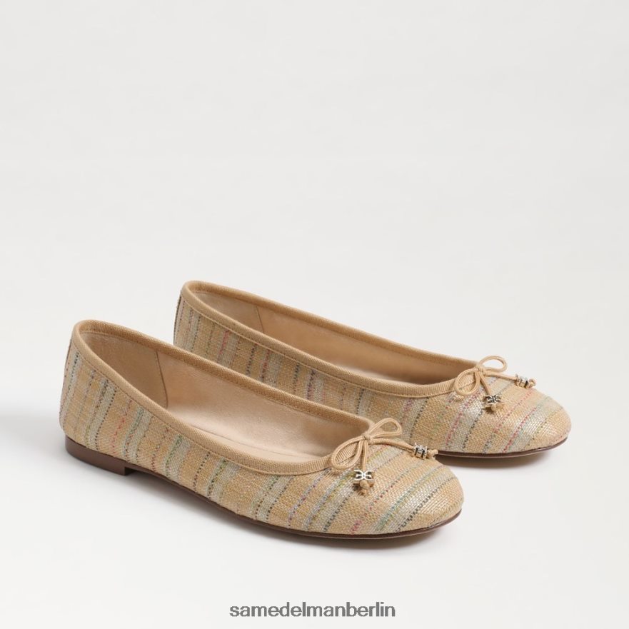 sam_edelman_felicia_luxe_ballerinas_frauen_natuerlicher_multi_bast_schuhwerk_2p8jnv281.jpg Sam Edelman Felicia Luxe Ballerinas Frauen Natürlicher Multi-Bast Schuhwerk 2P8JNV281 - Image 1