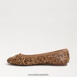Sam Edelman Felicia Luxe Ballerinas Frauen tan multi Schuhwerk 2P8JNV293 - Image 4
