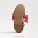 Sam Edelman Felicity Ballerinas Kinder Elfenbein/braune Giraffe Schuhwerk 2P8JNV1023 - Image 6