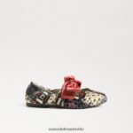 Sam Edelman Felicity Ballerinas Kinder Elfenbein/Orange Schuhwerk 2P8JNV1021 - Image 2