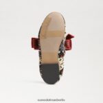 Sam Edelman Felicity Ballerinas Kinder Elfenbein/Orange Schuhwerk 2P8JNV1021 - Image 6