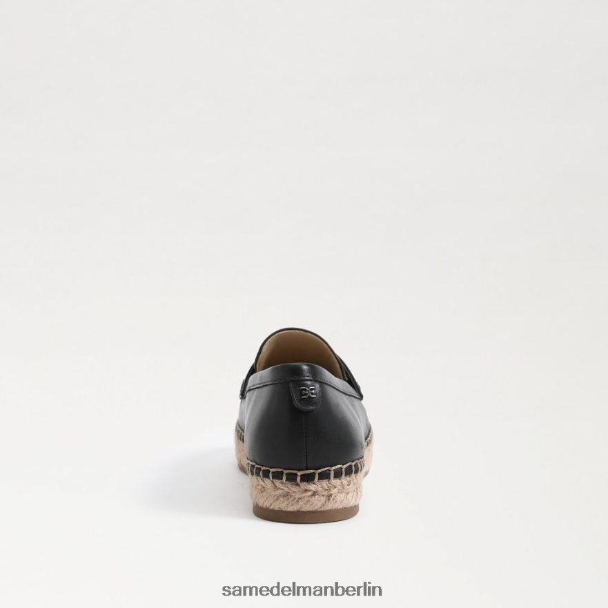Sam Edelman Flache Espadrille-Loafer von Kai Frauen schwarzes Leder Schuhwerk 2P8JNV202 - Image 5