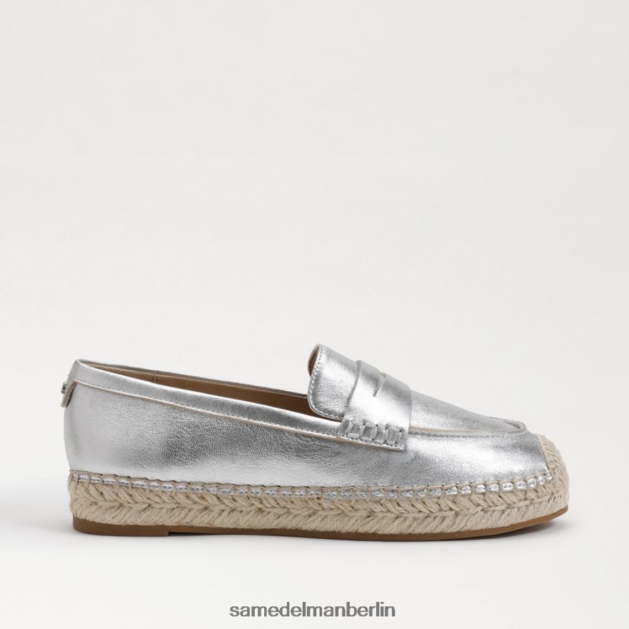 Sam Edelman Flache Espadrille-Loafer von Kai Frauen weiches Silber Schuhwerk 2P8JNV203 - Image 2