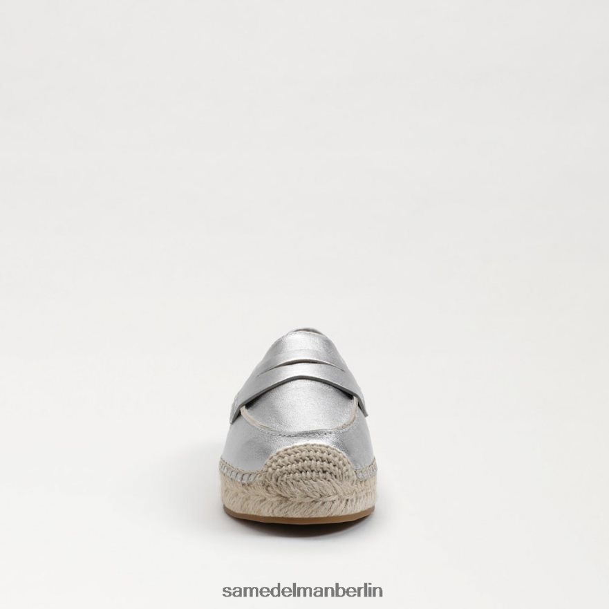 Sam Edelman Flache Espadrille-Loafer von Kai Frauen weiches Silber Schuhwerk 2P8JNV203 - Image 3