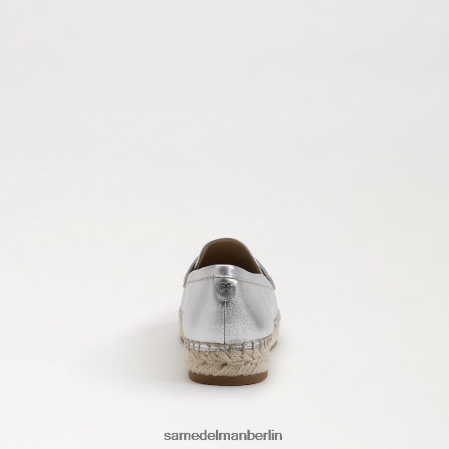 Sam Edelman Flache Espadrille-Loafer von Kai Frauen weiches Silber Schuhwerk 2P8JNV203 - Image 5