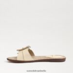 Sam Edelman Gaige Slide-Sandale Frauen gebleichter Weizen Schuhwerk 2P8JNV32 - Image 4