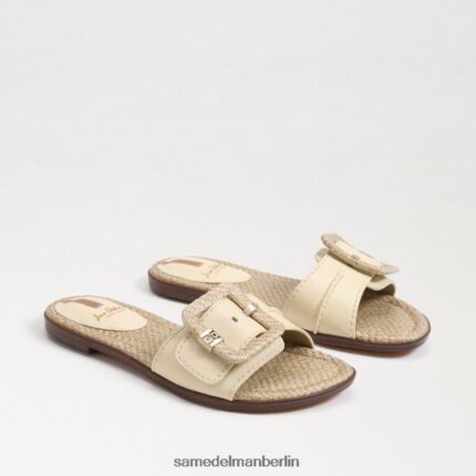 Sam Edelman Gaige Slide-Sandale Frauen gebleichter Weizen Schuhwerk 2P8JNV32