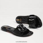 Sam Edelman Gaige Slide-Sandale Frauen Schwarz Schuhwerk 2P8JNV28 - Image 7