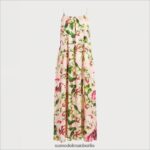 Sam Edelman geblümtes Maxikleid Frauen Rouge Multi Bekleidung 2P8JNV1142 - Image 5