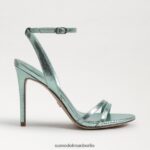 Sam Edelman Gemmie-Knöchelriemenabsatz Frauen Meeresgrün Schuhwerk 2P8JNV675 - Image 2