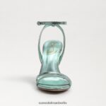 Sam Edelman Gemmie-Knöchelriemenabsatz Frauen Meeresgrün Schuhwerk 2P8JNV675 - Image 3
