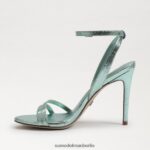 Sam Edelman Gemmie-Knöchelriemenabsatz Frauen Meeresgrün Schuhwerk 2P8JNV675 - Image 4