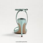 Sam Edelman Gemmie-Knöchelriemenabsatz Frauen Meeresgrün Schuhwerk 2P8JNV675 - Image 5