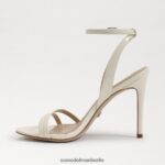 Sam Edelman Gemmie-Knöchelriemenabsatz Frauen Porzellan Schuhwerk 2P8JNV673 - Image 4