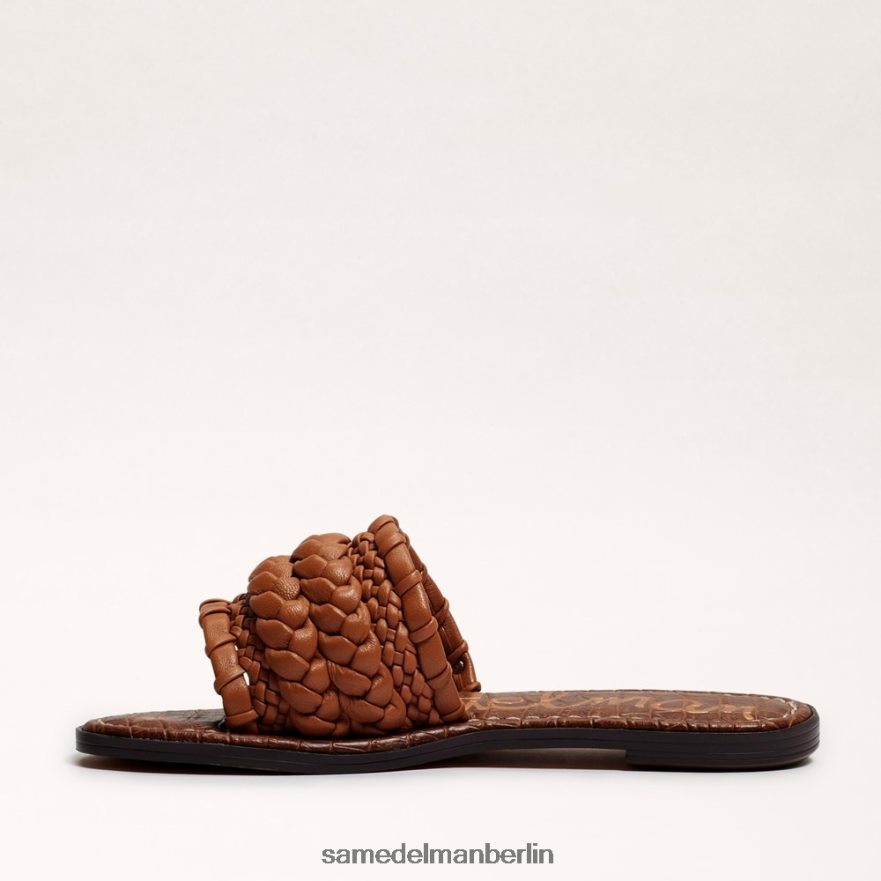 Sam Edelman Giada gewebte Slide-Sandale Frauen helles Kupferbraun Schuhwerk 2P8JNV404 - Image 4