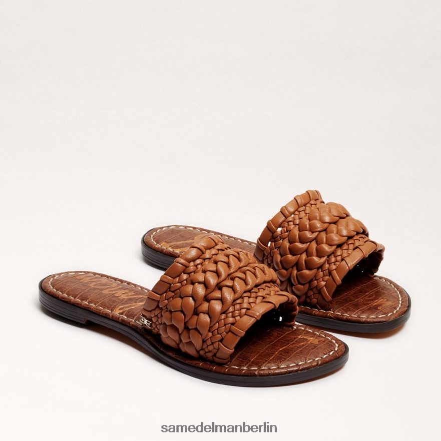 Sam Edelman Giada gewebte Slide-Sandale Frauen helles Kupferbraun Schuhwerk 2P8JNV404 - Image 1