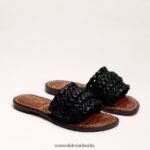 Sam Edelman Giada gewebte Slide-Sandale Frauen Schwarz Schuhwerk 2P8JNV405