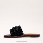 Sam Edelman Giada gewebte Slide-Sandale Frauen Schwarz Schuhwerk 2P8JNV405 - Image 4