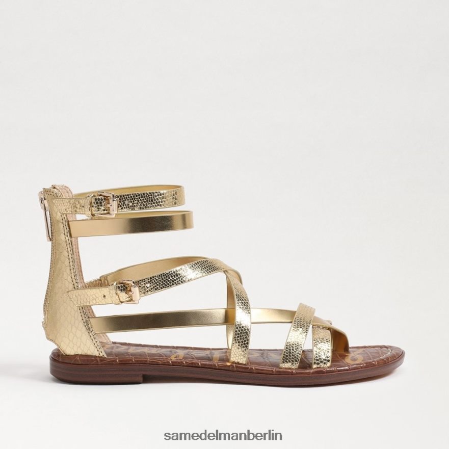 Sam Edelman Gibbs Gladiator-Sandale Frauen Bernstein Gold Schuhwerk 2P8JNV530 - Image 2