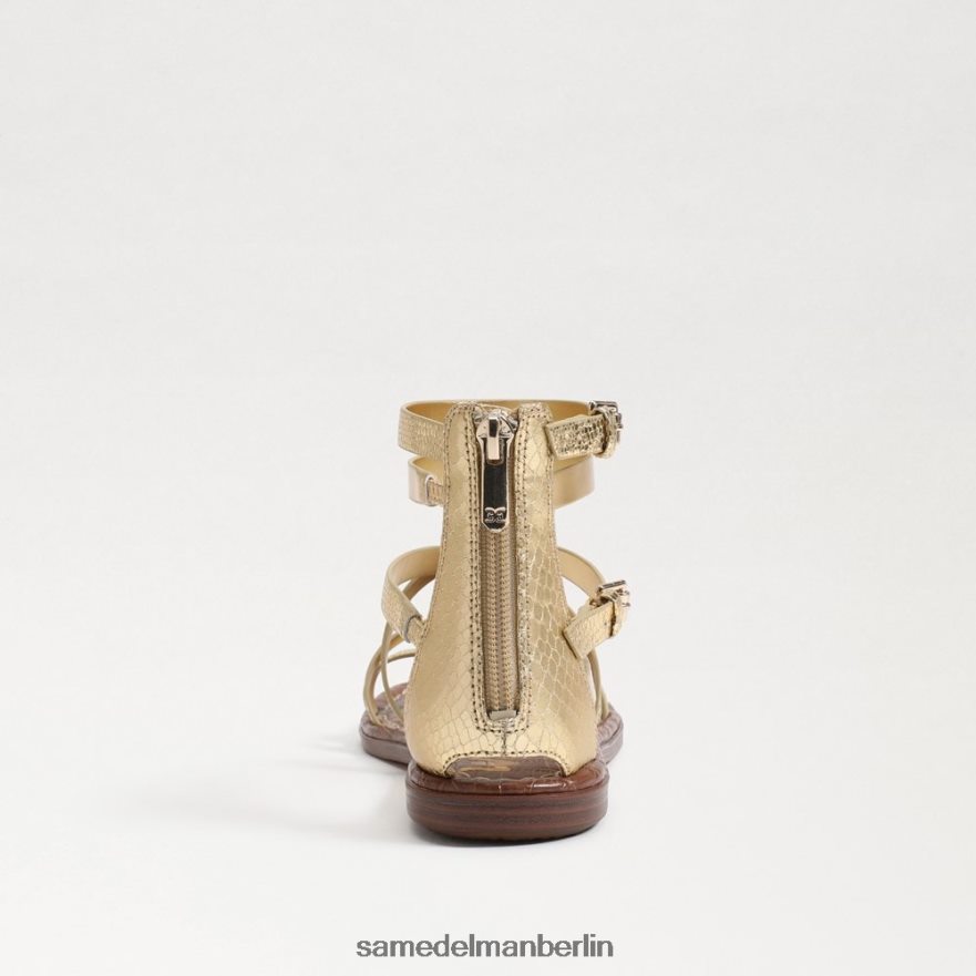 Sam Edelman Gibbs Gladiator-Sandale Frauen Bernstein Gold Schuhwerk 2P8JNV530 - Image 5