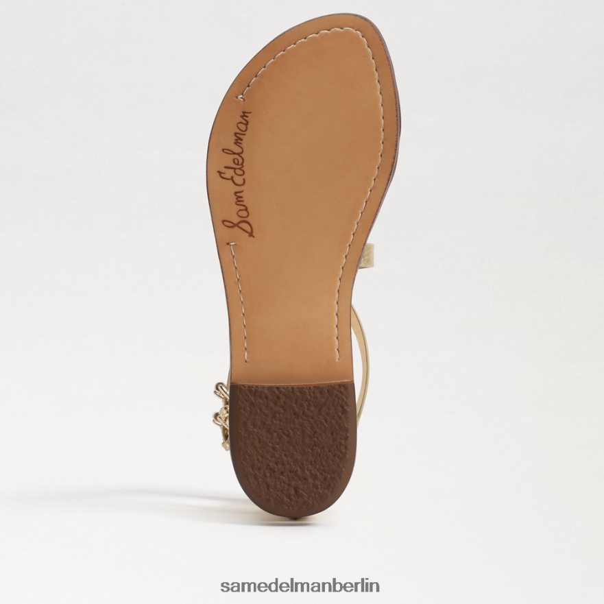 Sam Edelman Gibbs Gladiator-Sandale Frauen Bernstein Gold Schuhwerk 2P8JNV530 - Image 6