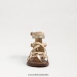 Sam Edelman Gibbs Gladiator-Sandale Frauen Natursand Schuhwerk 2P8JNV529 - Image 3