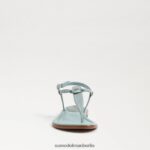 Sam Edelman Gigi Signet Zehenstegsandale Frauen Flut blau Schuhwerk 2P8JNV556 - Image 3