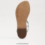 Sam Edelman Gigi Signet Zehenstegsandale Frauen Flut blau Schuhwerk 2P8JNV556 - Image 6