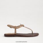 Sam Edelman Gigi Signet Zehenstegsandale Frauen Mandel Schuhwerk 2P8JNV562 - Image 2