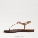 Sam Edelman Gigi Signet Zehenstegsandale Frauen Mandel Schuhwerk 2P8JNV562 - Image 4