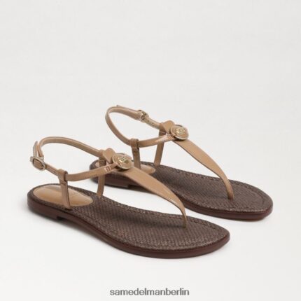 Sam Edelman Gigi Signet Zehenstegsandale Frauen Mandel Schuhwerk 2P8JNV562
