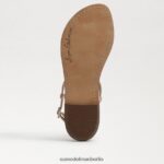 Sam Edelman Gigi Signet Zehenstegsandale Frauen Mandel Schuhwerk 2P8JNV562 - Image 6