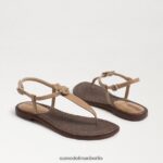 Sam Edelman Gigi Signet Zehenstegsandale Frauen Mandel Schuhwerk 2P8JNV562 - Image 7