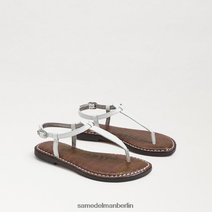 sam_edelman_gigi_zehensandale_kinder_strahlend_weisses_leder_schuhwerk_2p8jnv938.jpg Sam Edelman Gigi-Zehensandale Kinder strahlend weißes Leder Schuhwerk 2P8JNV938 - Image 1