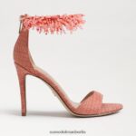 Sam Edelman Gillie-Perlen-Knöchelriemenabsatz Frauen Stuckrosa Schuhwerk 2P8JNV605 - Image 2
