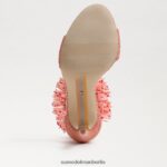 Sam Edelman Gillie-Perlen-Knöchelriemenabsatz Frauen Stuckrosa Schuhwerk 2P8JNV605 - Image 6