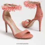 Sam Edelman Gillie-Perlen-Knöchelriemenabsatz Frauen Stuckrosa Schuhwerk 2P8JNV605 - Image 7