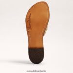 Sam Edelman Giovanna Raffiabast-Slide-Sandale Frauen Buchenholz Schuhwerk 2P8JNV69 - Image 6