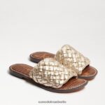 Sam Edelman Griffin gewebte Slide-Sandale Frauen Juteleder Schuhwerk 2P8JNV636
